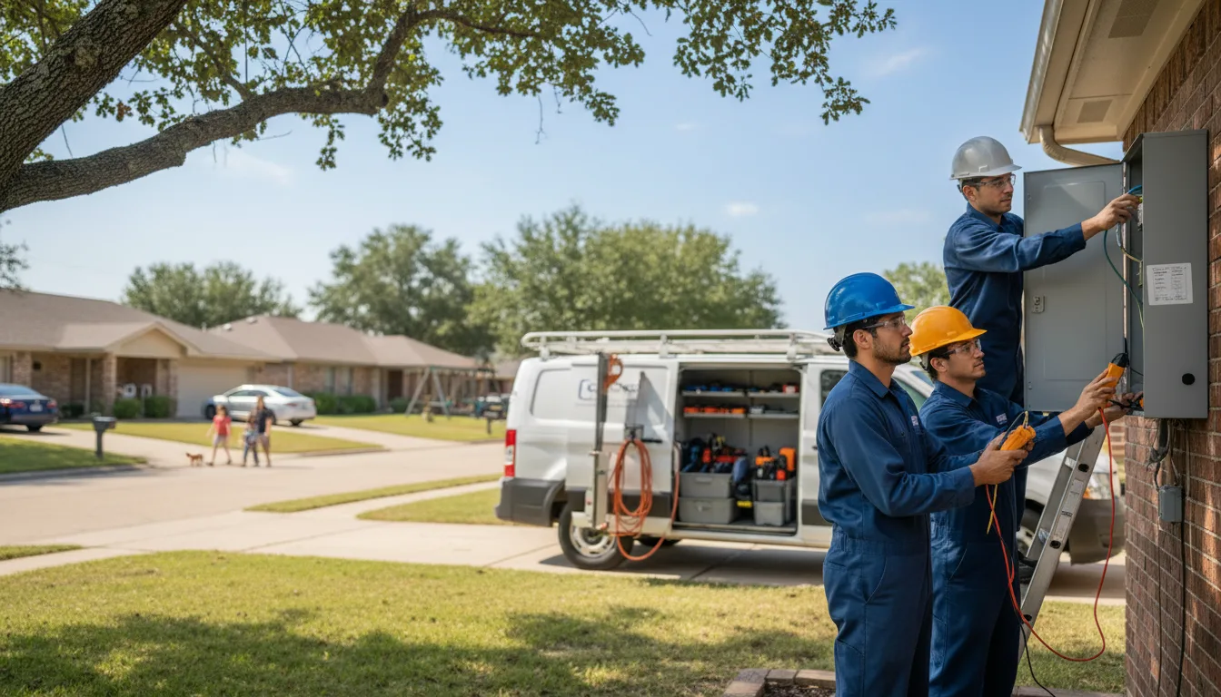 Certified electrician providing emergency electrical services in Searcy, AR